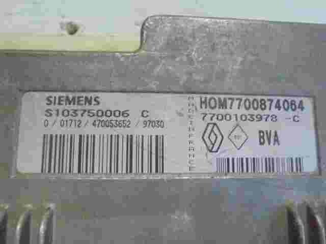 Getriebesteuerung  Renault Megane HOM770087064 770087064 7700103978C S103750006C