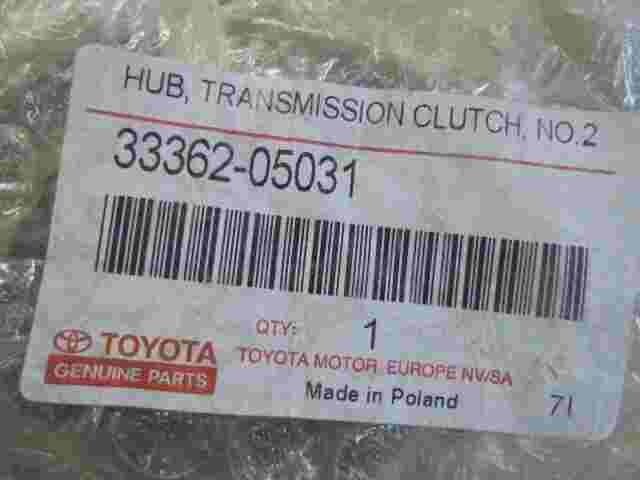 Hub Transmission Clutch No. 3 / Toyota Corolla 3336205031 33362-05031