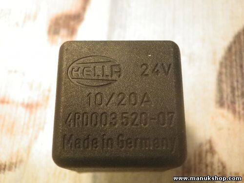 Relais Iveco Renault Trafic 10/20A 24V HELLA 4RD00352007 4RD003520-07