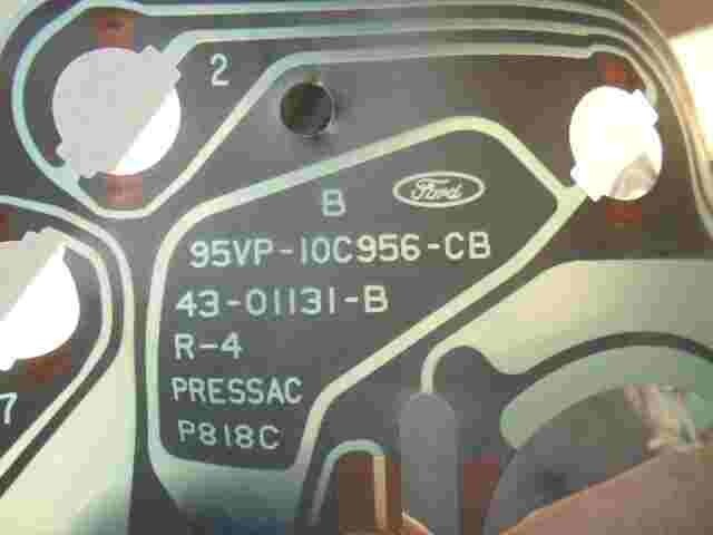Diagramm des Tachometers  Ford Transit VISTEON 95VB10849AF 95VP10C956CB