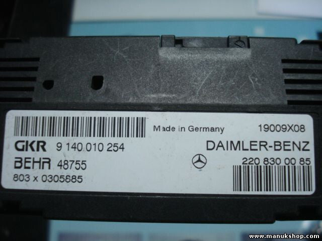 Heizung Steuergerät Mercedes-Benz W220 S55 9140010254 96111X07 2208300085 45817