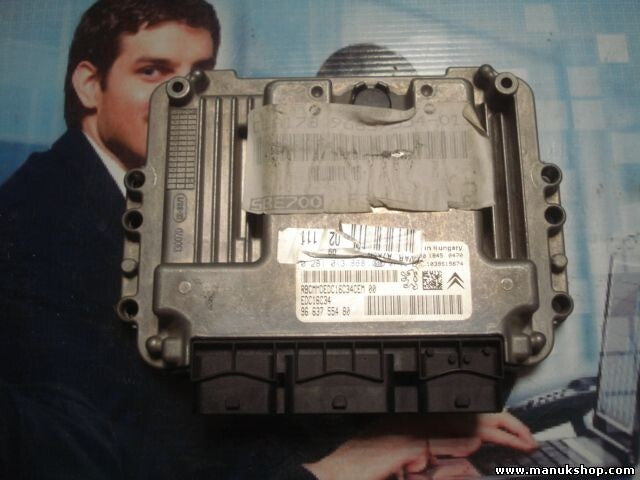 Motorsteuergerät Peugeot 207 9663755480 9653958980 EDC16C34 BOSCH 0281013868