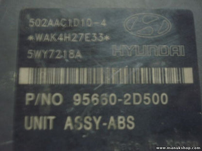 ABS Hydraulikblock Hyundai Elantra 5WY7218A 956602d500 589202D610 BH60105000