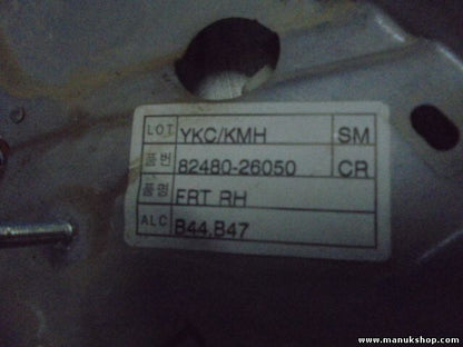 Fensterheber elektrisch Vorne rechts Hyundai Santa Fe SM 2001 037153010