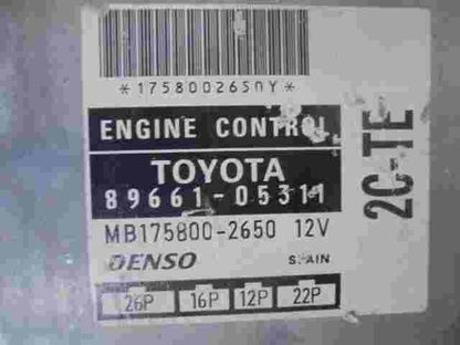 Motorsteuergerät Toyota Avensis 8966105311 89661-05311 DENSO MB1758002650
