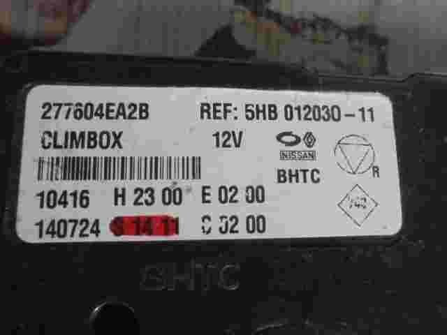Elektronische Steuereinheit Klimaanlage Nissan Qashqai  277604EA2B 5HB0123011