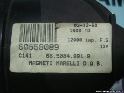Kombiinstrument Tacho  Alfa Romeo 156 1.9 JTD 60658089 MAGNETI MARELLI