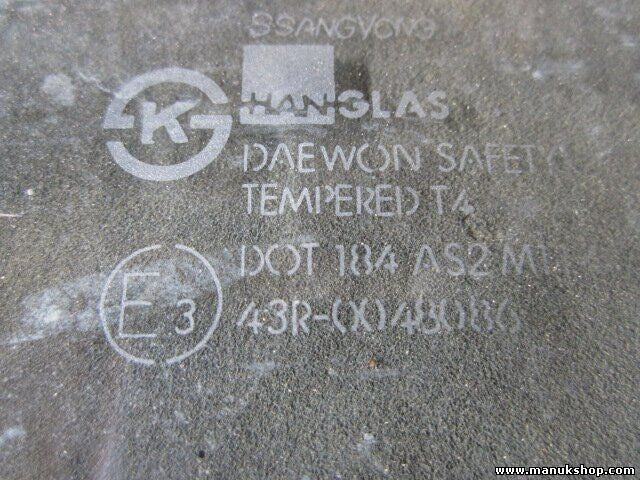 Türscheibe Seitenscheibe hinten links SsangYong Musso DOT184AS2M11 43RX48086