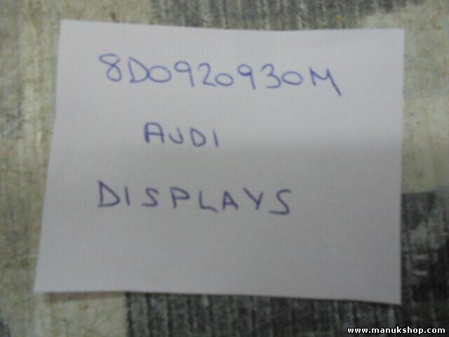 Anzeige Kombiinstrument Tacho Audi A4 1.9 TDI 8D0920930M 8D0920930N 8D0920930C