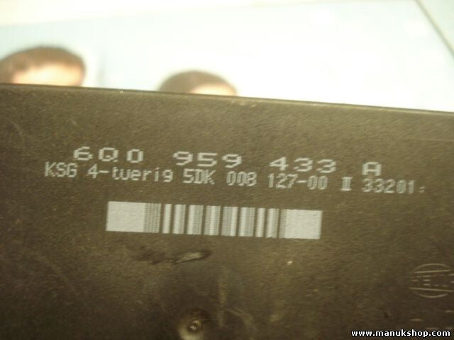 Komfortsteuergerät KSG VW Volkswagen 6Q0 959 433 A 6Q0959433A 5DK00812700