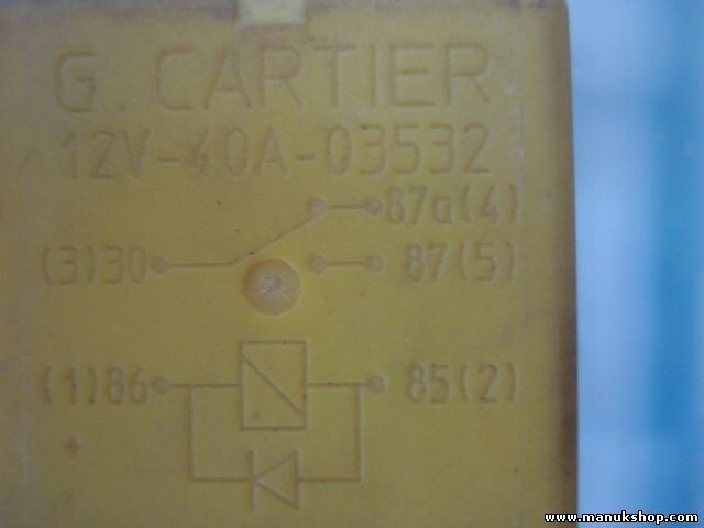 Glühzeitsteuergerät Vorglührelais Renault Kangoo G CARTIER 03532 7700844253