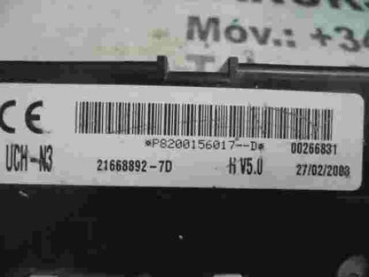 2776 UCH Renault Trafic Opel Vivaro Nissan Primastar UCH-N3 P8200156017D