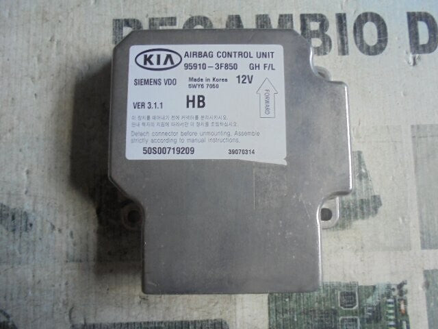 Airbagsensor Airbagsteuergerät Kia Opirus 959103F850 5WY67050 5S00719209