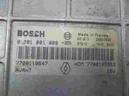 Motorsteuergerät Renault Scenic HOM7700105953 7700105953 7700110647 0281001809