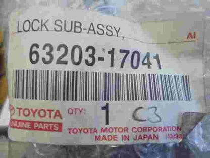 Hook Lock Sub Toyota MR2 Spyder 6320317041 63203-17041