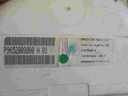 Diagramm des Tachometers Citroen C2 P9652008080H01 P9652008080 216755968