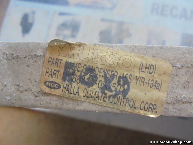 Kondensator Klimakühler Ssangyong Musso FJ 2.9 TD 4x4 6841005040 HELLA R-134a
