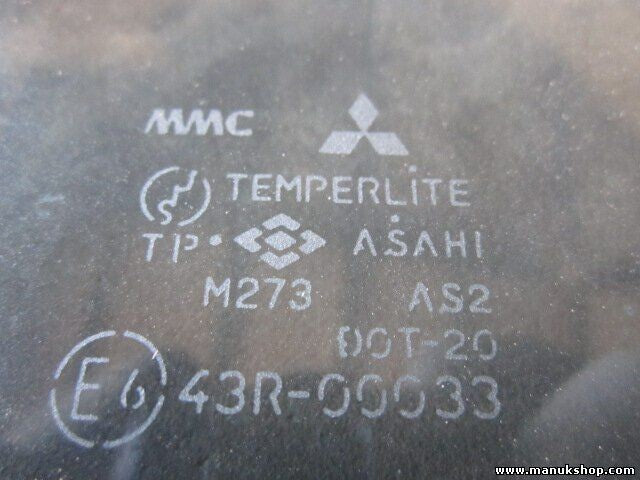 Dreieck Scheibe Seitenscheibe hinten links Mitsubishi Pajero Montero 2 43R00033