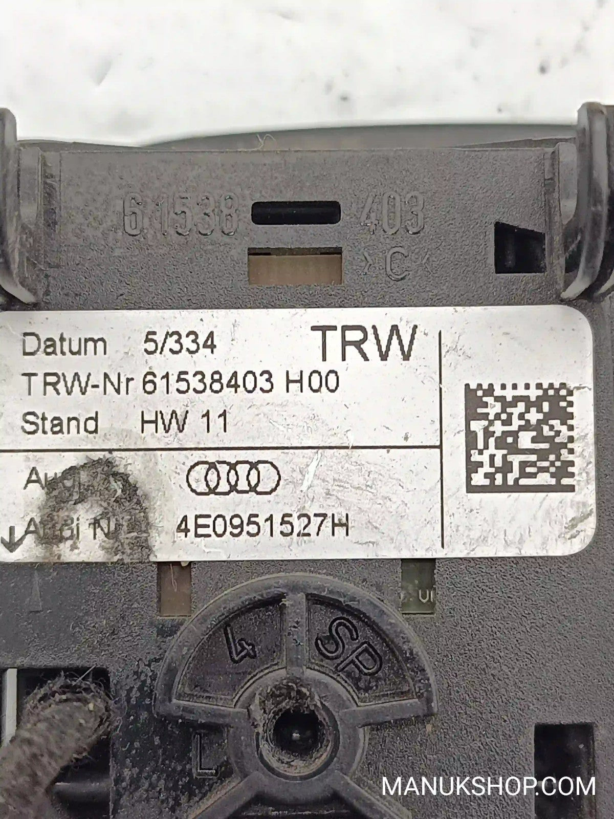 Schalter Lenkradverstellung Audi A8 Q5 Q7 A4 A6 4E0951527H 61538403H00 61538403