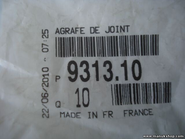 Klammer F Dicht Citroen Peugeot 931310 9313.10