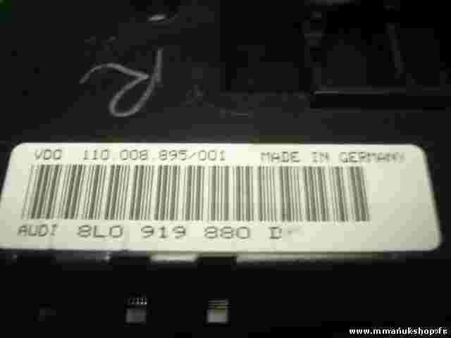 Kombiinstrument Tacho Audi A3 8L0919880D 8LO919880D VDO 110008895001