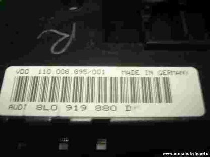 Kombiinstrument Tacho Audi A3 8L0919880D 8LO919880D VDO 110008895001