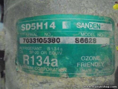 Klimakompressor Santana Anibal citroen c 15 SANDEN SD5H14S6628 508S130A R134a
