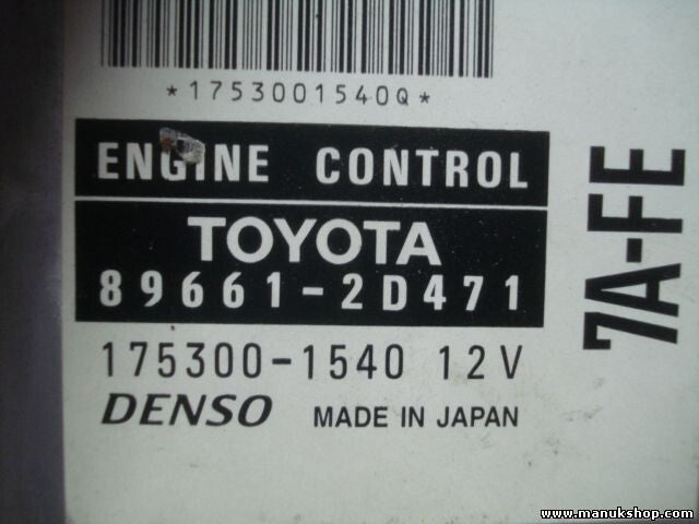 Motorsteuergerät Toyota Celica 896612D471 89661-2D471 7A-FE DENSO 1753001540