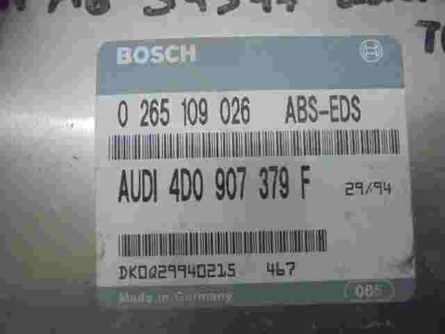 Steuergerät ABS  Audi A4 A6 B5 C4 A8 D2 Quattro 4D0907379F  BOSCH 0265109026