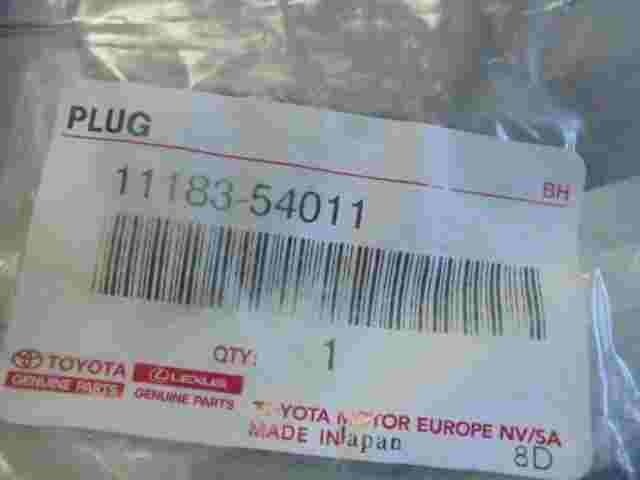 Plug  Toyota 4Runner Land Cruiser (100)  1118354011  11183-54011