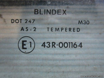 Dreieck Scheibe Seitenscheibe hinten links Land Rover Discovery I 43R001164