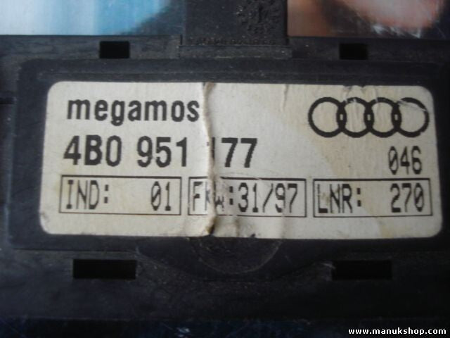 Bewegungsmelder Alarmanlage sensor Audi A6 4B 4B0 951 177 4B0951177 4BO951177
