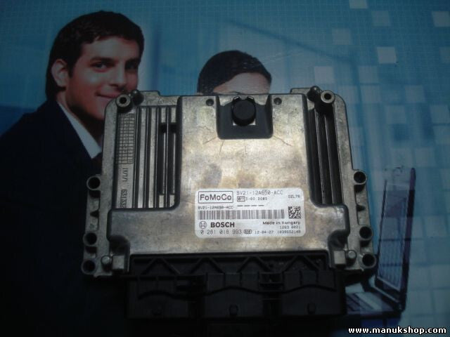 Motorsteuergerät Ford Focus 1.6 DZL7S BV2112A650ACC BOSCH 0281018993
