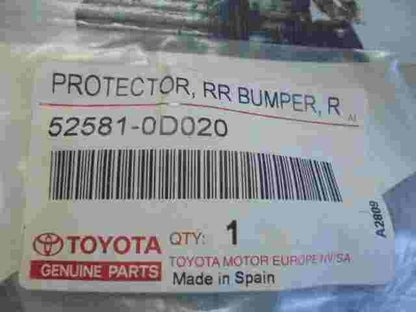 Protector Rear Bumper RR  Toyota Yaris Prius  525810D020  52581-0D020