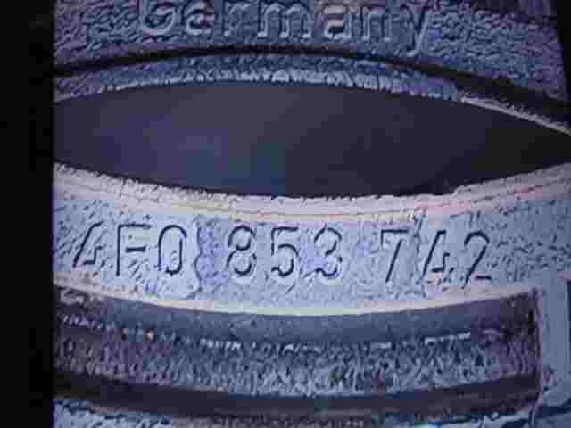 Emblem Logo hinten Audi A6 C6 4F0853742 4F0 853 742 4FO853742 21,5 cm