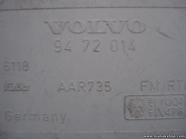 Antennenverstärker Volvo S80 1999-2006 9472014 94 72 014 AAR735 FM/RTI 6118