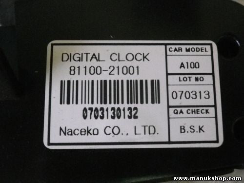 Uhr Digitaluhr SsangYong Rodius 8110021001 81100-21001