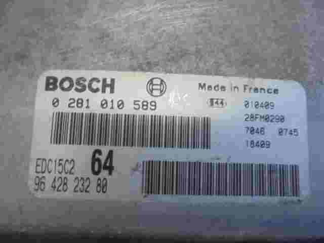 Motorsteuergerät Peugeot Citroen 9642823280 EDC15C264 28FM0290 BOSCH 0281010589