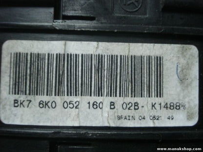 Lichtschalter Seat Cordoba 6K0052160B 6K0 052 160 B 02BK1488 02B-K1488