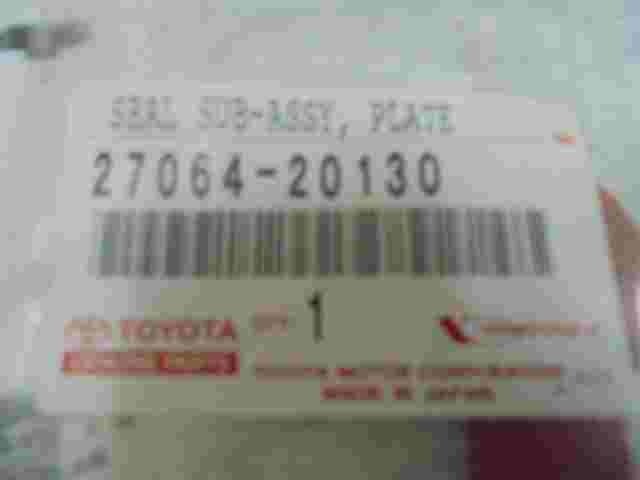 Plate Seal Sub-Assembly  Toyota Lexus LS 430 GX 470 SC 430 2706420130