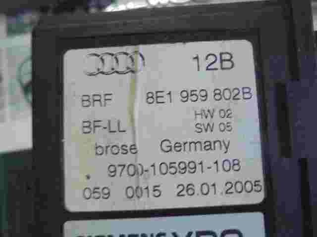 Fensterheber motor Vorne rechts Audi A4 B6 8E1959802B 5WK47006FBF 105841108