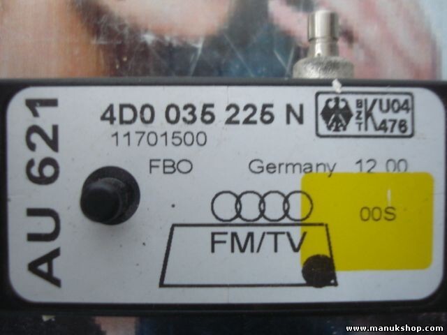 Antennenverstärker Audi A8 S8 4D 4D0035225N 4D0 035 225 N 4DO035225N
