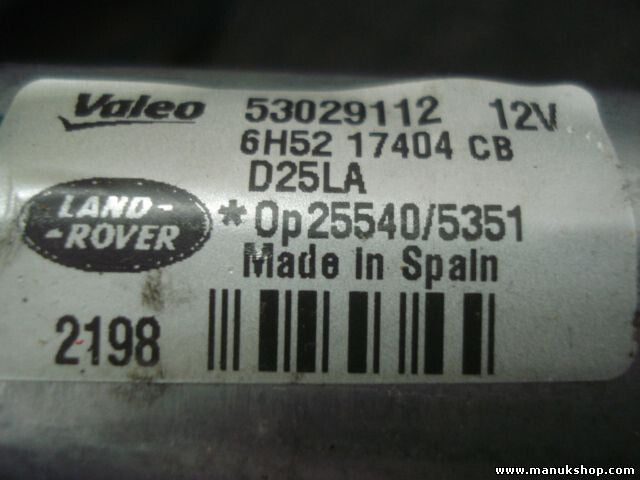 Heckwischermotor wischermotor hinten Land Rover Freelander 2.2 53029112 D25LA