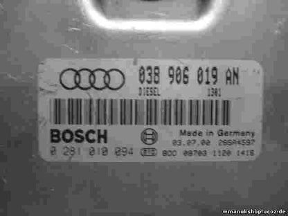 Motorsteuergerät  Audi A4 B5 1.9 Diesel 1994-2001 038906019AN BOSCH 0281010094