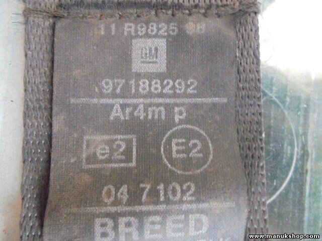 Sicherheitsgurt vorne rechts Opel Frontera B GM 97188292 11R982598 E2 047102