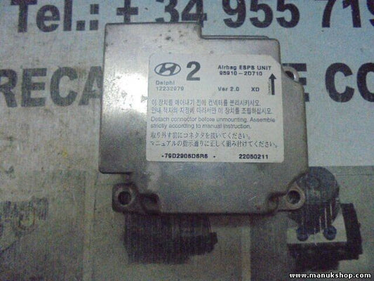 Airbagsensor Airbagsteuergerät Hyundai Elantra 2005 959102D710 12232979 Ver 2.0