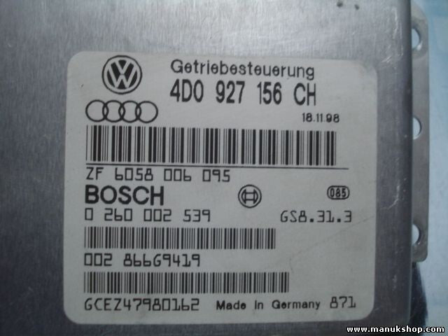 Getriebesteuerung Audi A8 4D0927156CH 4D0 927 156 CH BOSCH 0260002539