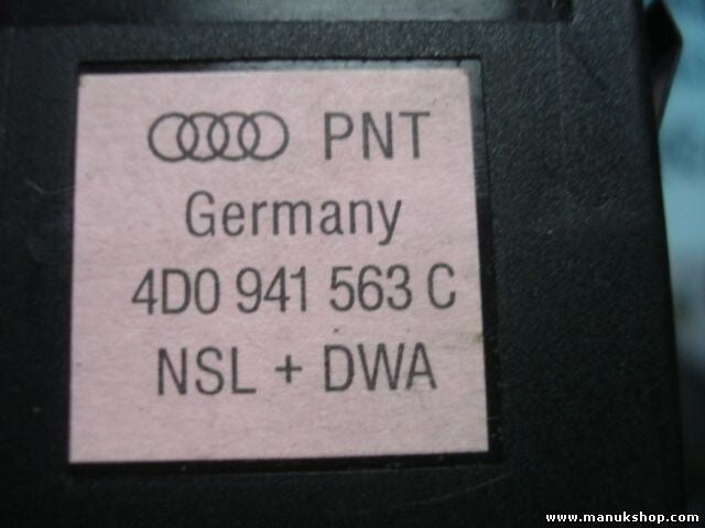 Nebelscheinwerfer Schalter Audi A8 4D D2 4D0941563C 4D0 941 563 C 4DO941563C