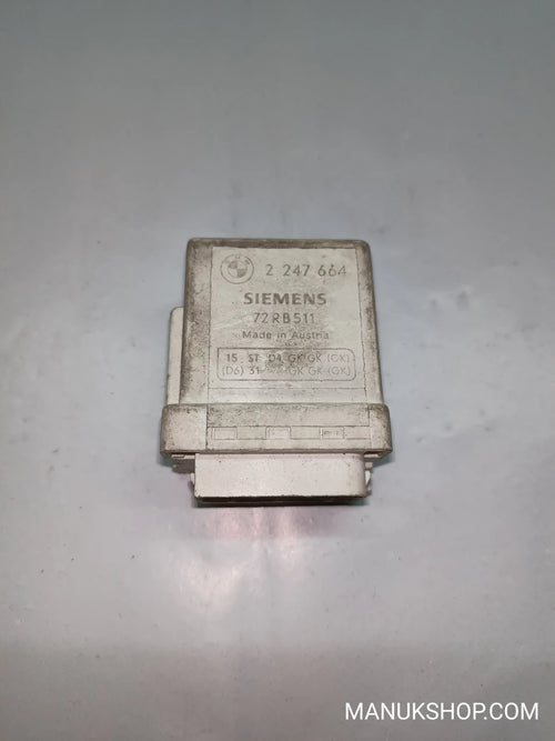 Glühkerzen Relais BMW 2247664 2 247 664 SIEMENS 72RB511