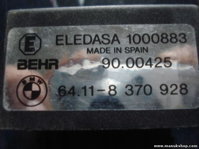 Steuergerät Klima BMW E36 316i 64.11-8370928 64118370928